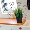 Simple and Simple Heart-shaped Decorative Stickers for Living Room, Study and Home Walls