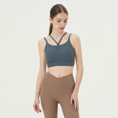 Huit Ticha Rib Front Hole Bra Top Htwtb5i02t