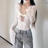Spicy Girl Spitze Patchwork V-Ausschnitt Body – Stilvoller & Sexy Jumpsuit