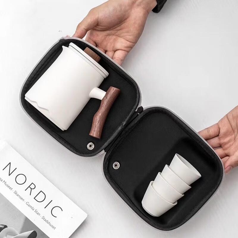 Portable Ceramic Travel Kung Fu Tea Set