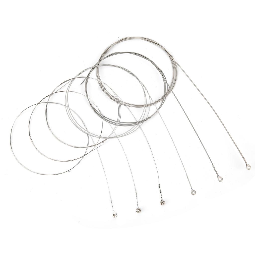 6Pcs Guitar String Tensile Resistance Alloy Wound Stringed Instrument Accessories ReplacementElectric Guitar Strings