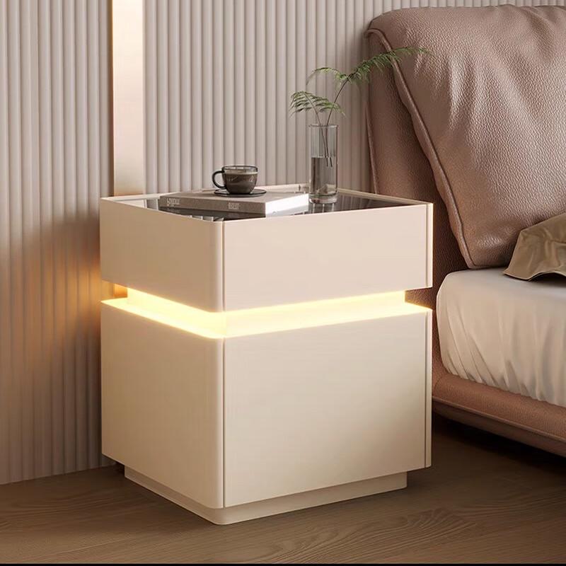Italian Minimalist Smart Bedside Table