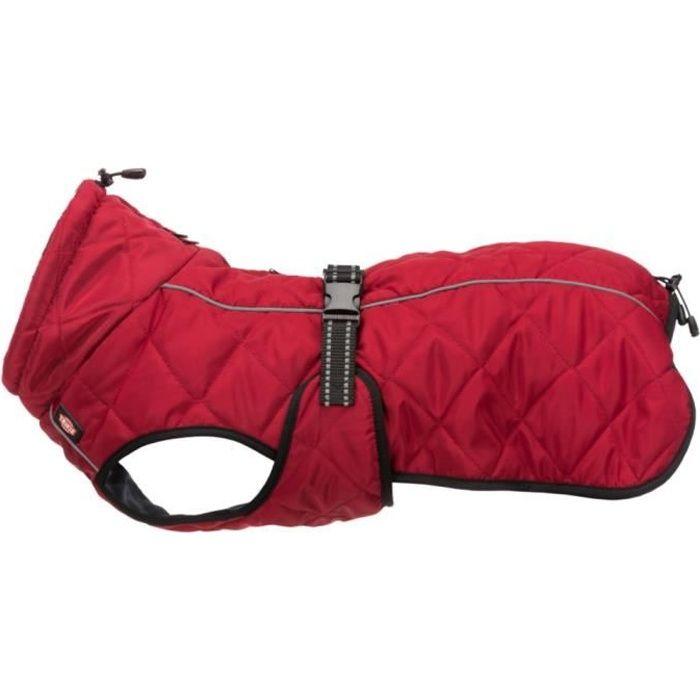 Manteau Pour Chien - TRIXIE - Minot - Rouge - Taille L - Imperméable