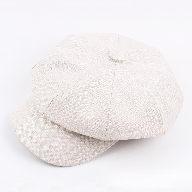 

Новая восьмиугольная шляпа унисекс, весна-лето, женский берет, мужская кепка художника, популярная шляпа, мужская кепка газетчика, винтажные шляпы 55-60cm жёлтый