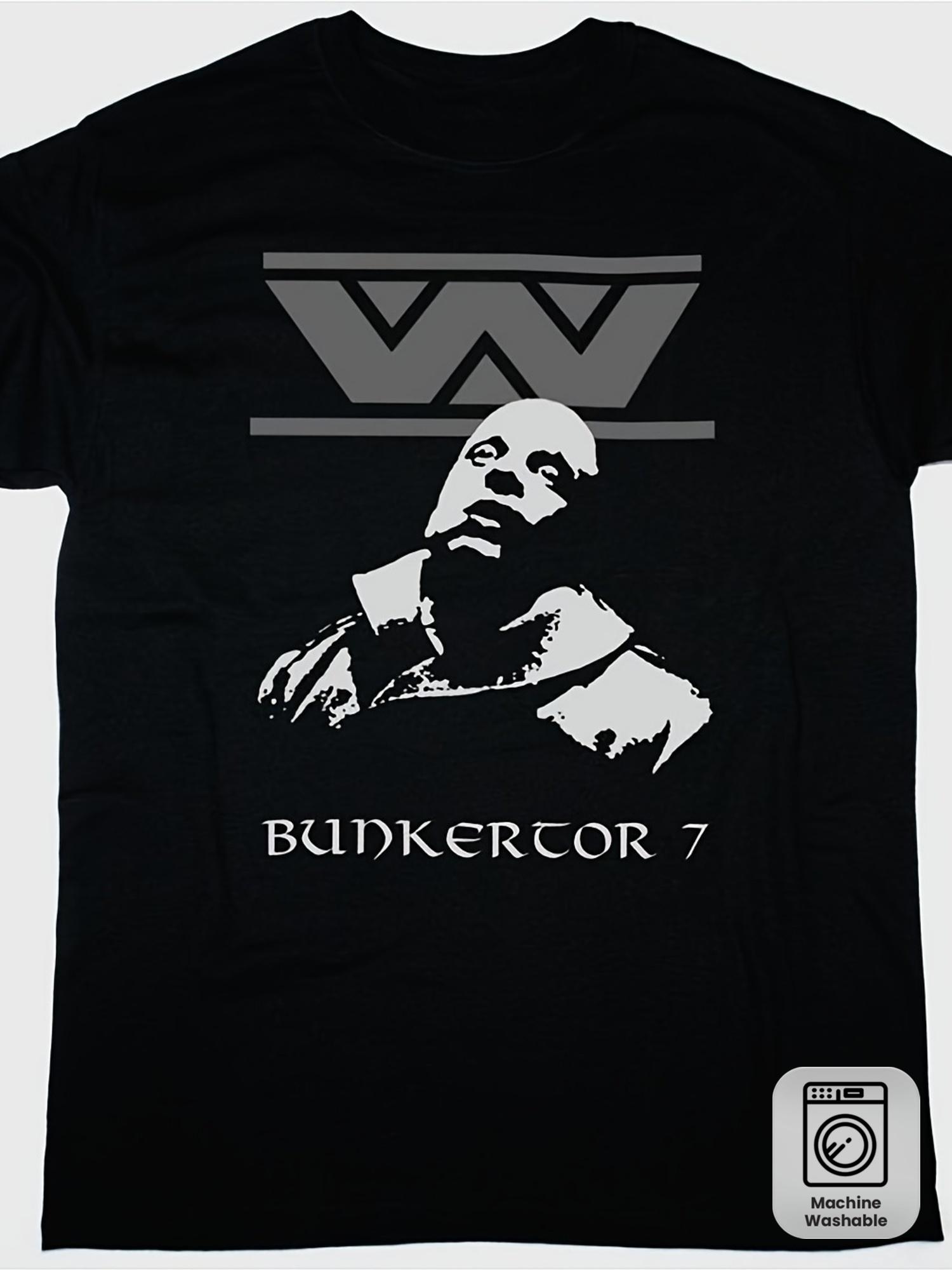 WUMPSCUT BUNKERTOR 7 Graphic T-Shirt- Striking Back Print and Chest Logo XS