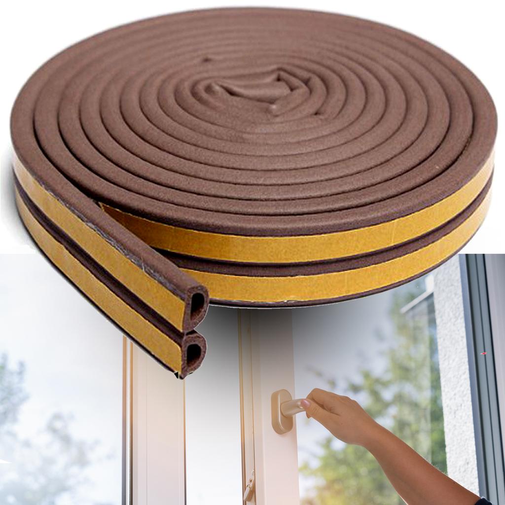 Heckermann Self-adhesive Window Seal Brown 9mm - Roll 2x2.5m