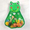 Cartoon Duck Frog Shape Storage  Bag With Suction Cup Bathroom Storage Hanging Bag