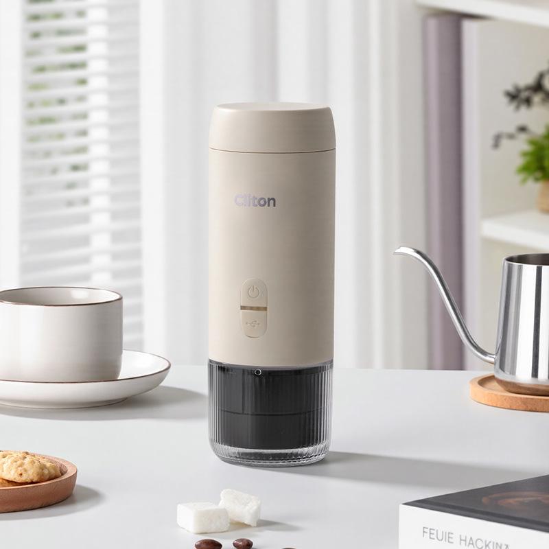 Cliton Portable Italian Espresso Capsule Machine - Semi-Automatic Moka Pot
