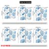 2pcs,2D Plane Printing Creative Curtains Ocean Treasures Durable Polyester (without Rod) Holiday Perfect for Bedroom & Living