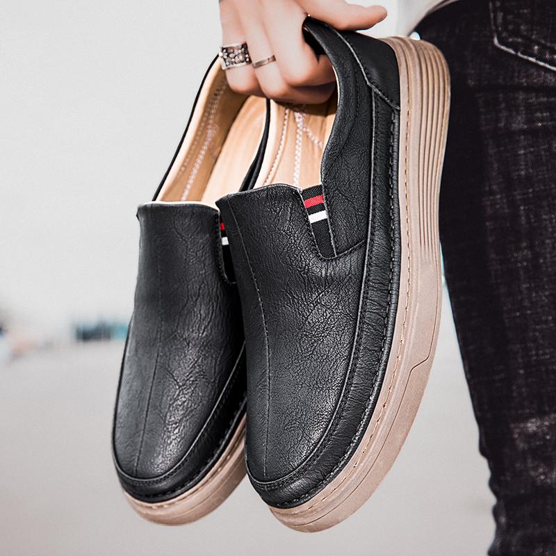Pánské mokasíny ve vintage stylu Boty z pravé kůže Módní letní pánská obuv pro řízení Klasické retro ležérní boty Nové pohodlné baleríny