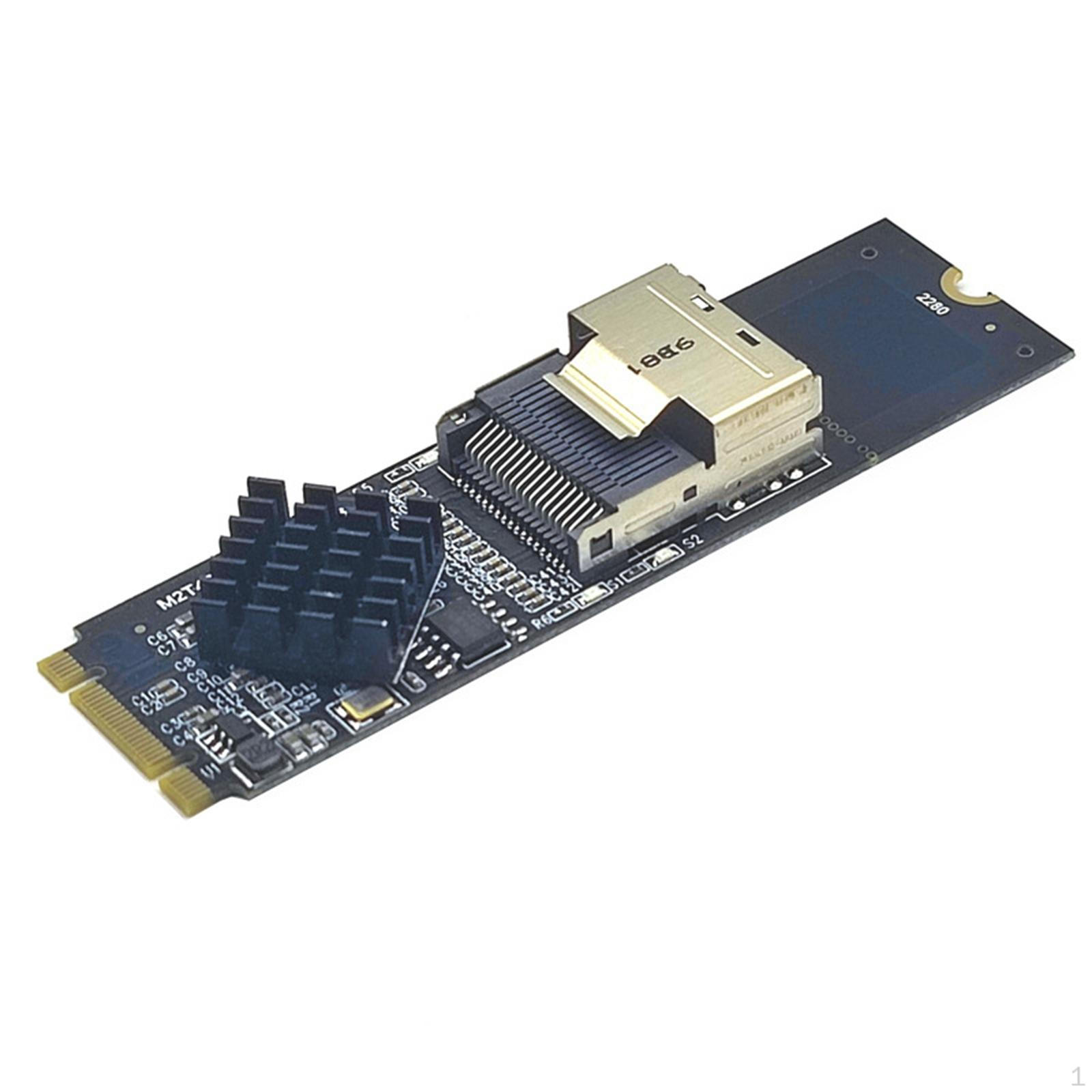 

-Fast M.2 NVMe to SFF 8087 SATA Adapter Card for And no Cable