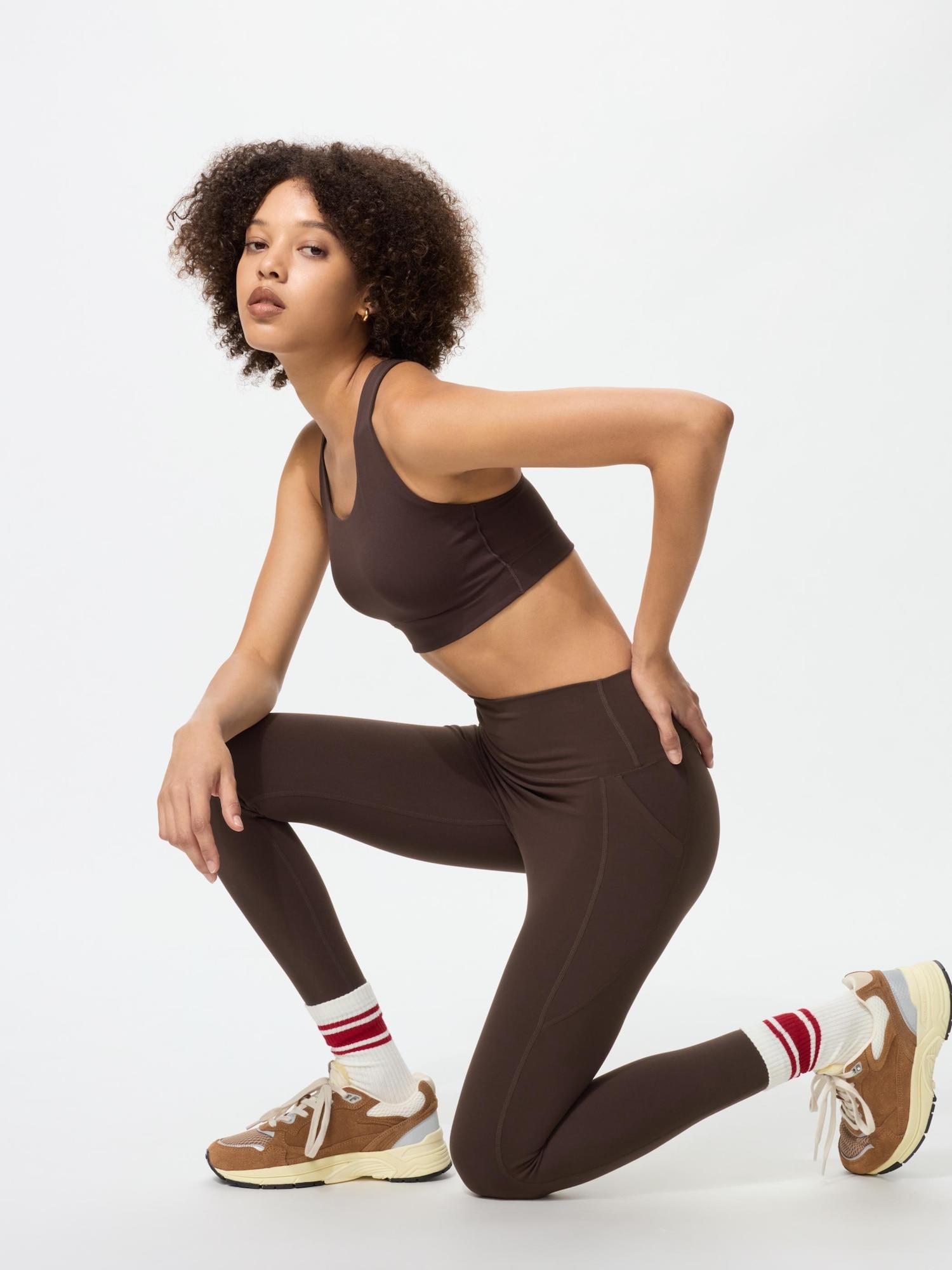 

Мягкие леггинсы Uniqlo Airism 38 DARK BROWN/WOMEN XS