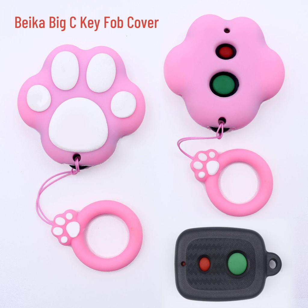 Cat Paw Cartoon Key Cover for Yamaha & Honda Motorcycles