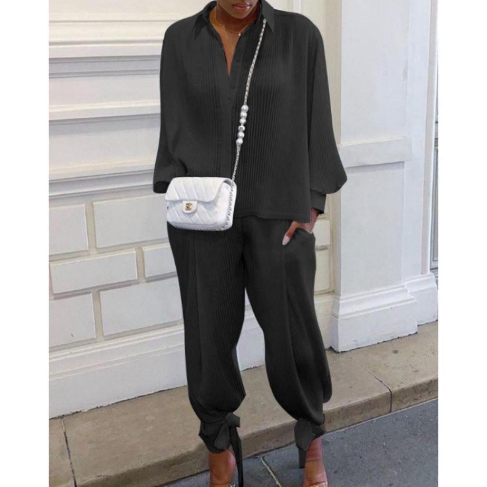 Herbst Neues Damenbekleidungsset mit losen Fäden