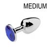 Blue Jewel Plug 7 X 3.4 Cm - Kiotos - Anal Jewelry