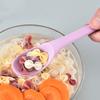 4Pcs Heat-resistant Silicone Mixing Spoon Nonstick Kitchen Cooking Spoon Baking Spoon for Cooking Stirring Mixing and Serving