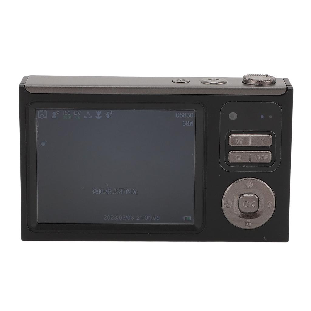 4K 68MP Digital Camera AF Auto Video Camera with 16X Digital Zoom 2.8 Inch Screen Built In 32GB Memory 1000mAh Battery
