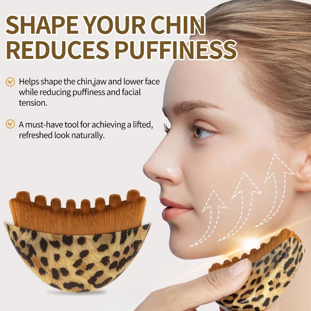 Lymphatic Contour Face Brush,Chin &Jawline Sculpting,Drainage Massager for Face,Ergonomically Designed To Fit The Skin Precisely