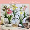 Rolfe Cymbidium Faberi Artificial Flowers For Outdoor Photography Decor Party