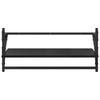 Wall Shelf Set 6 pcs Black Oak Effect 100 x 25 x 30 cm