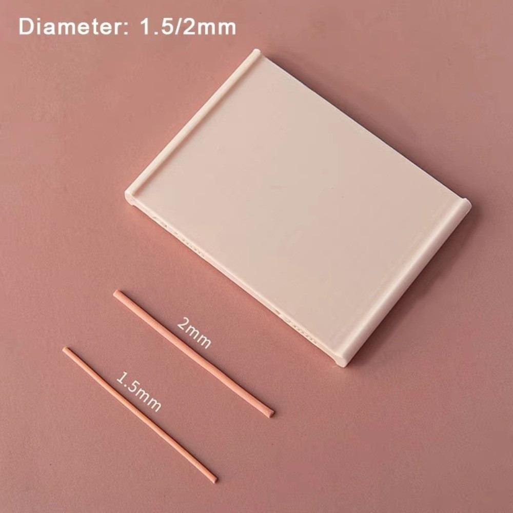 0.5-5mm Clay Strip Rolling Mold Multi Thickness Lightweight Polymer Clay Tool Easy Operation DIY Hand Rolling