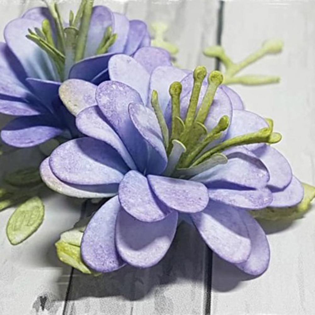 DIY Paradise Flower Petal Metal Cutting Die Scrapbooking Emboss Paper Card Craft Stencil Mold