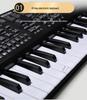 61-Key Children's Electronic Keyboard - Early Education Puzzle Toy for Ages 3-8