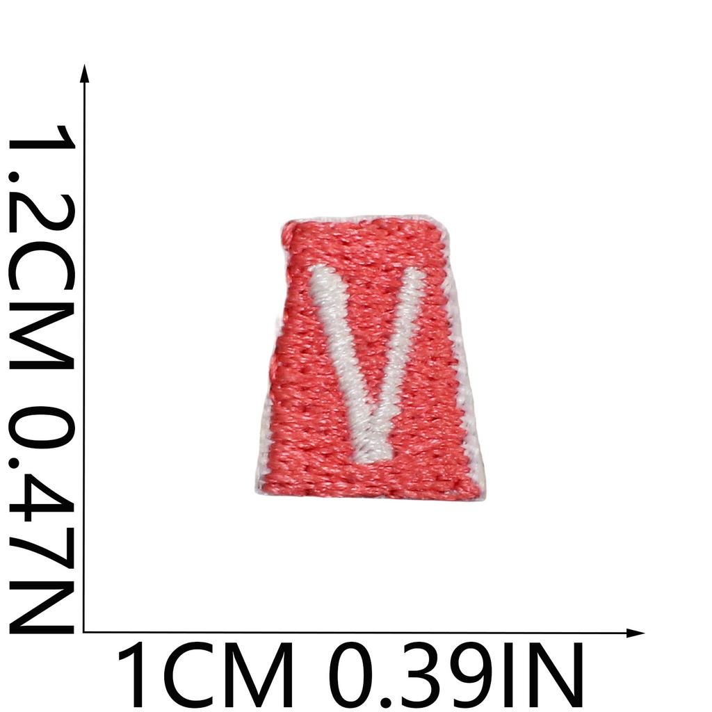 English Letter Embroidery Cloth Sticker Small Size Diy Pendant Decorative Patch Sticker Love Star Letter Embroidery Chapter Boy