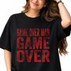 Game Over Man Shirt | Hudson Aliens Movie Quote Graphic Tee | Vintage Sci Fi Gamer Unisex Shirt