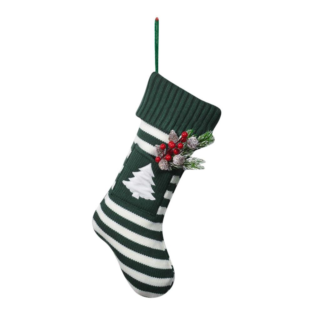 49cmx24cm Neue Weihnachten Haustier Katze Hund Weihnachten Gestrickte Socken Geschenkbeutel Weihnachtsstrümpfe Weihnachtsgeschenk Anhänger