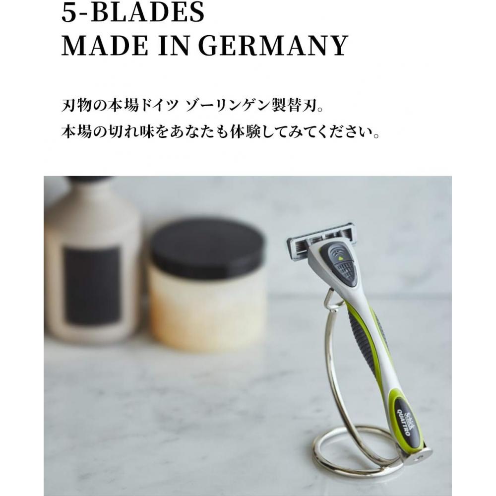 Schick Quattro5 Titanium Club Pack  Holder With Blades + 16 Refills 