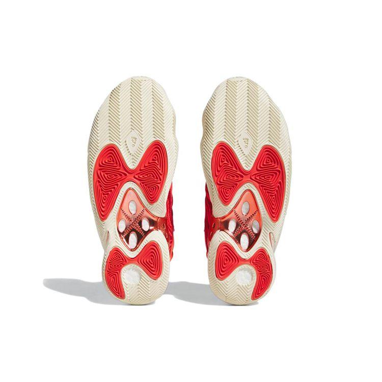 Adidas BYW Select Fashion Versatile Non-Slip Wear-Resistant Lightweight Low-Top Basketball Shoes Unisex Sneakers Red Orange IF2165