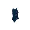 [Speedo] Flex Zero Junior Swimsuit, Navy/Lilac, Size 140