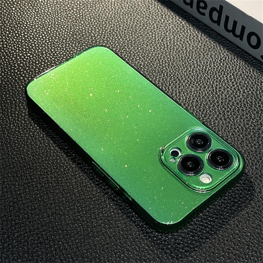 Fashion Bling Glitter Jelly Soft Silicone Phone Case For iPhone 16 15 11 12 13 14 Pro Max XR XS X 8 7 Plus Shockproof Back Cover