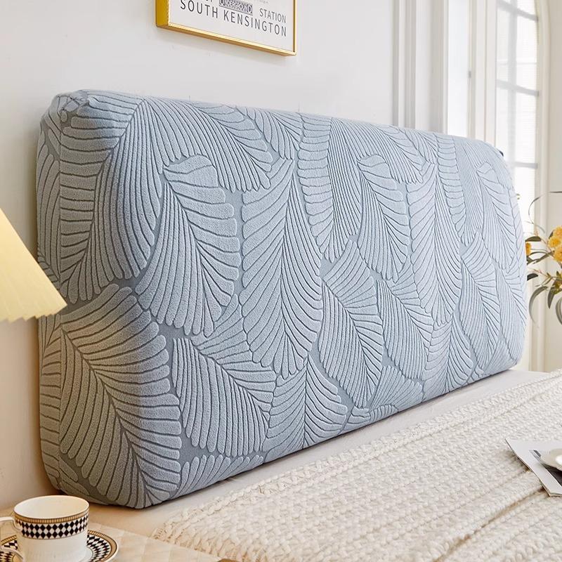 Solid-color Elastic Headboard Cover All-inclusive Headboard Cover Bedroom Dust-proof Cover Backrest Protection Sleeve