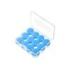 6/12PCS Silicone Ear Plugs Noise Reduction Sleep Anti Canceling Sound Insulation Earplug Protection Sleeping Reusable Ear Plugs