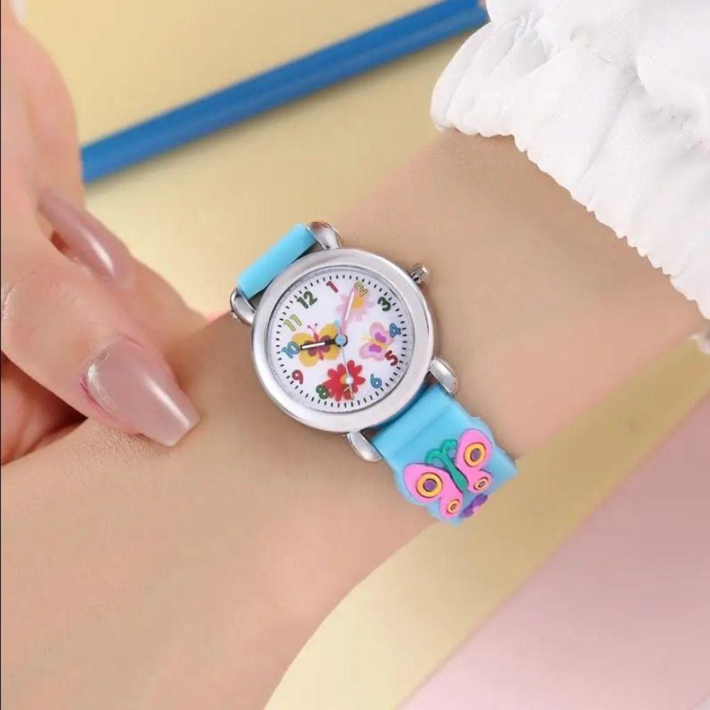 Round Quartz Watch Cartoon Wrist Watch High Quality Clock
