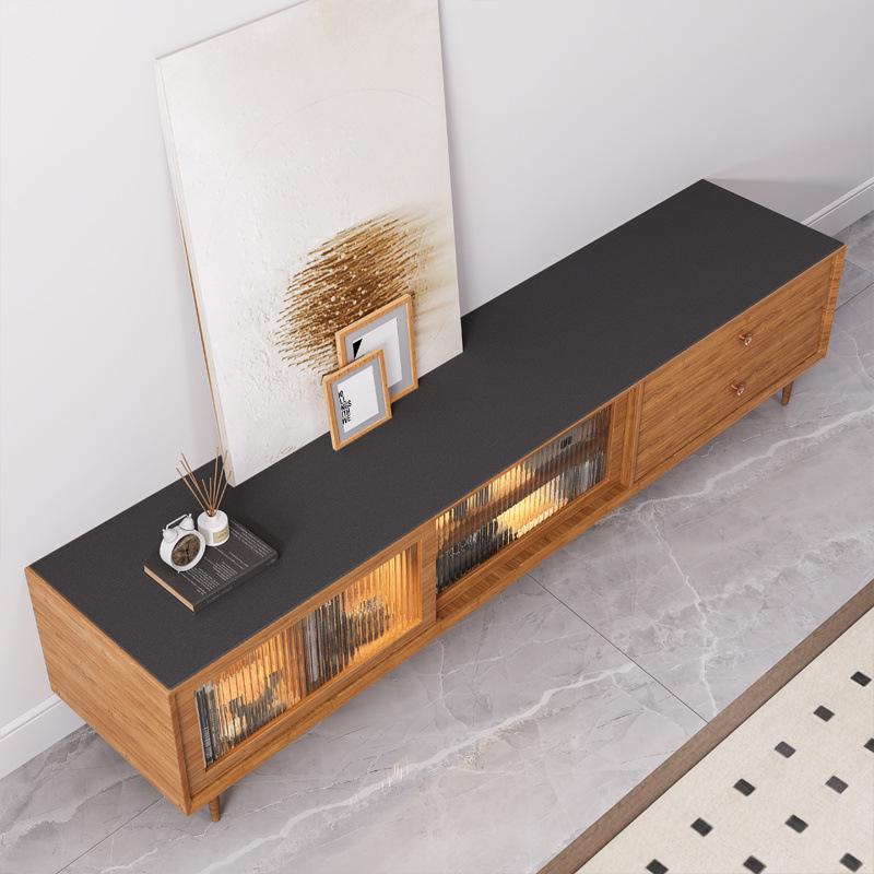 

Пылезащитные кожаные накладки на стол для ТВ-тумб и обувных шкафов, простой дизайн для уютных жилых пространств 20x30cm чёрный