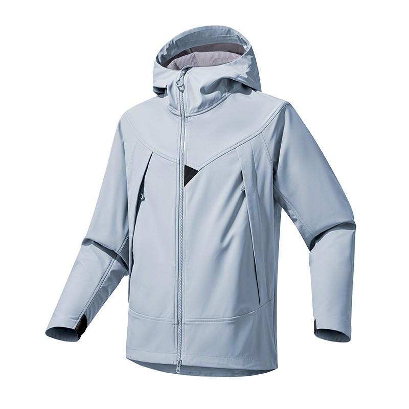 Lightweight Windproof Waterproof Hooded Softshell Jacket Hiking Camping Outdoor Travel Unisex