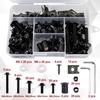 LEONTOOL Motorcycle Cowl Bolts Fairing Bolts M6 M5 177pcs Set Cowling Mounting Bolts Sport
