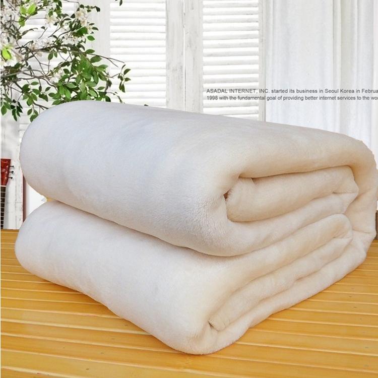 Coral Fleece Blanket Double Sided Fleece Sheet Flannel Dormitory Single Bed Blanket