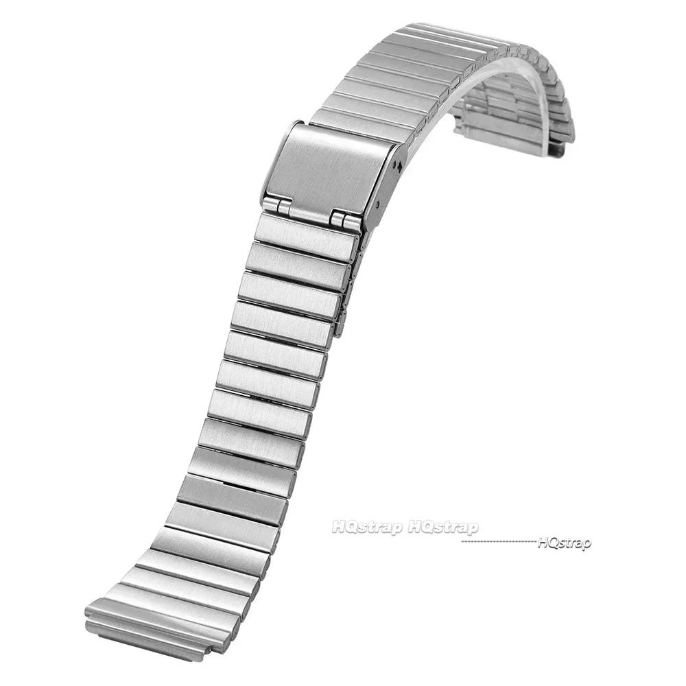 

18mm Stainless Steel Bracelet for Casio F84 F105/108/A158/168 AE1200/1300 SGW400 F91W Vintage Metal Watchband High Quality Strap 20mm