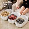 Double Layer Drain Basket Snacks Dried Fruit Box Thickened Household Fruit Plate Kitchen Drain Tray 1Pc