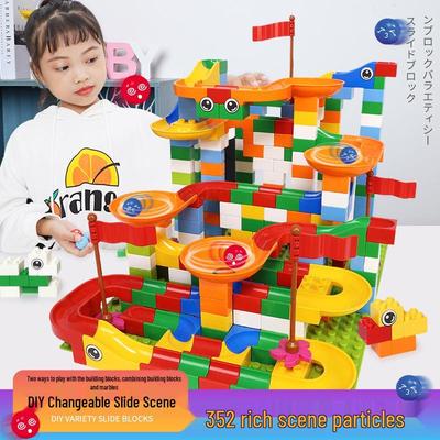 Ensemble de construction de parcours de billes pour enfants - Âges 4-6, Blocs interchangeables