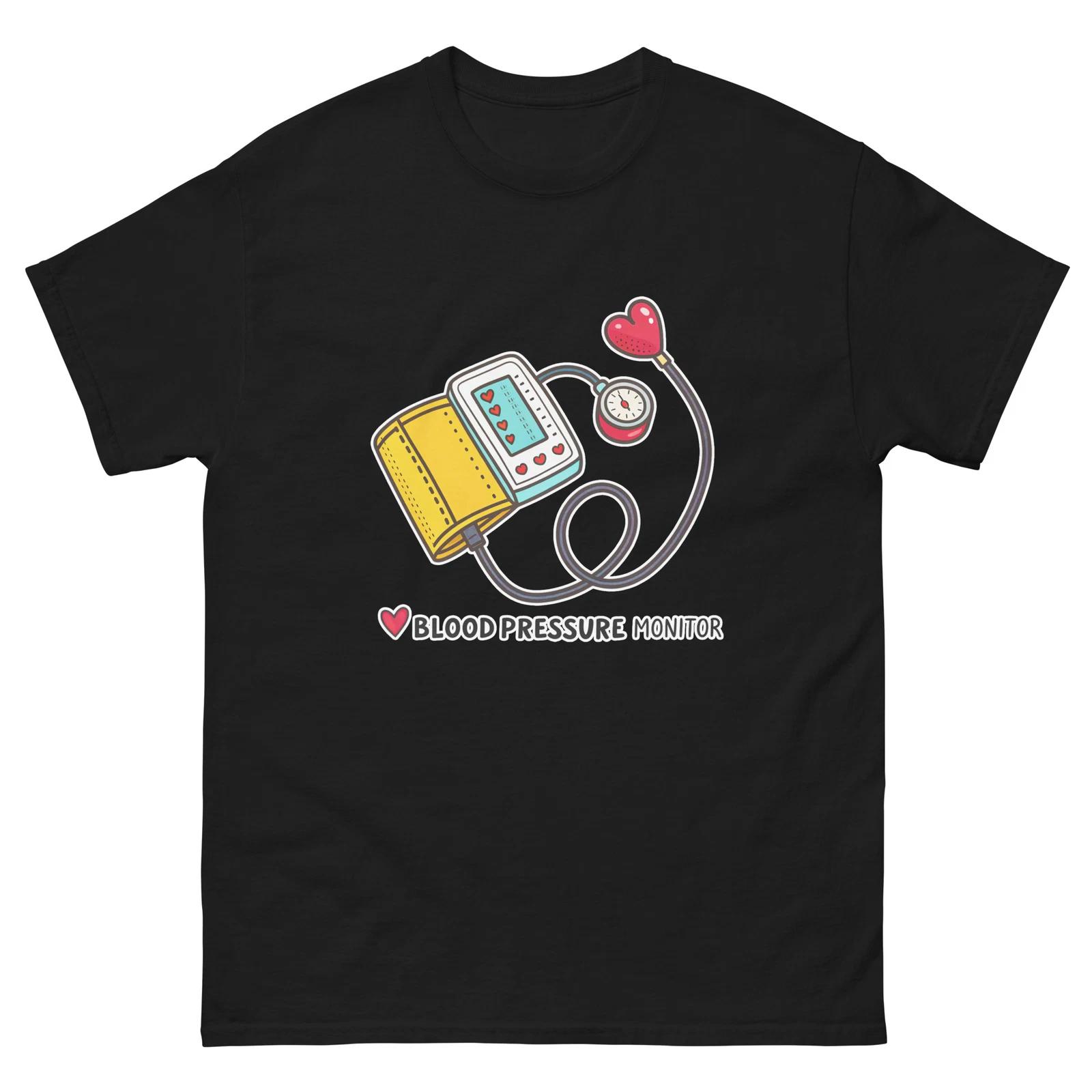 

Blood Pressure Monitor Hospital Health Medical Safety T-Shirt S