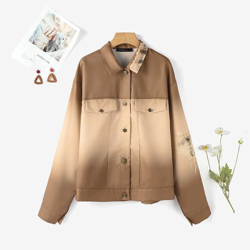 ZANZEA Women Casual Turn Down Collar Loose Long Sleeve Blouse