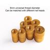 Fishing Landing Net Connector 8mm Thread Universal DIY Strong Sturdy Accessories Heavy Duty Fishing Rod Modified Dip Net Adapter Fishing Supplies