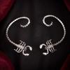 Halloween Personalized Gothic Jewelry Animal Scorpion Ear Clip Women's Vintage Fashion Punk Hip Hop Rock Men's Earrings