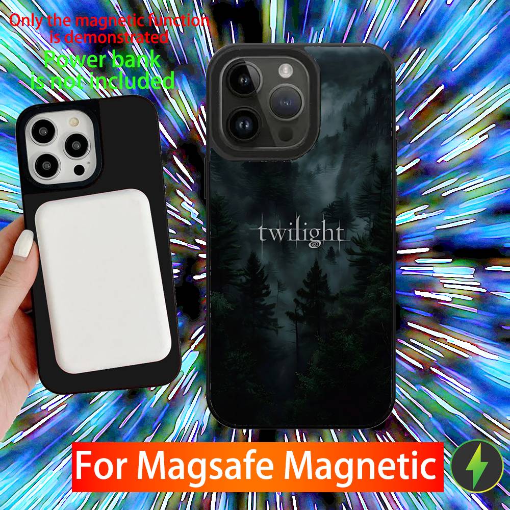 

T-Twilight Series Phone Case For iPhone 16,15,14,13,12,11,Pro,Max,Plus,Mini,SE New Magsafe Magnetic Wireless Charging iPhone11