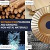 Wood Grinding Polishing Wheel Rotary Disc Angle Grinder Wood Carving Set Sanding Wood Tool Abrasive Disc Tools for Cutting
